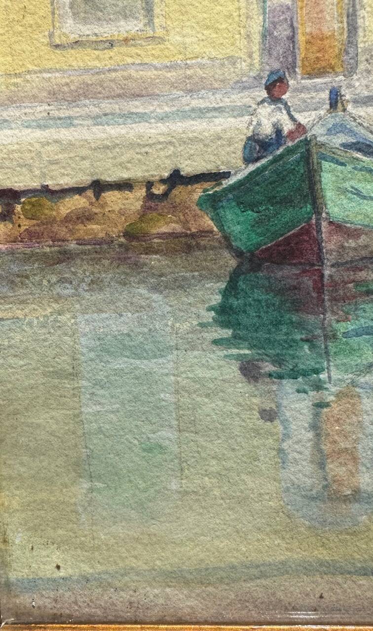 Old painting, Marine, signed Marie (1880-1977)