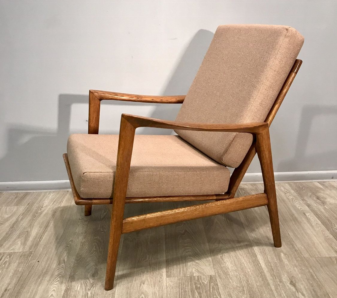 Pair of Stefan type 300 139 armchairs, Swarzędz  factory, 1960s