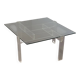 Table basse vintage de Swart. En verre acrylique avec plateau en verre.