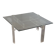 Table basse vintage de Swart. En verre acrylique avec plateau en verre.