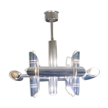 Chrome suspension by Sciolari, 1970s