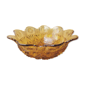 Chiseled amber bowl