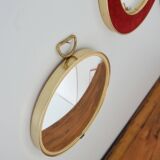 Lot de 3 miroirs bombés / convexe / oeil de sorcière artilux vintage 1960s