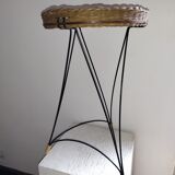 Rattan and metal harness 50s