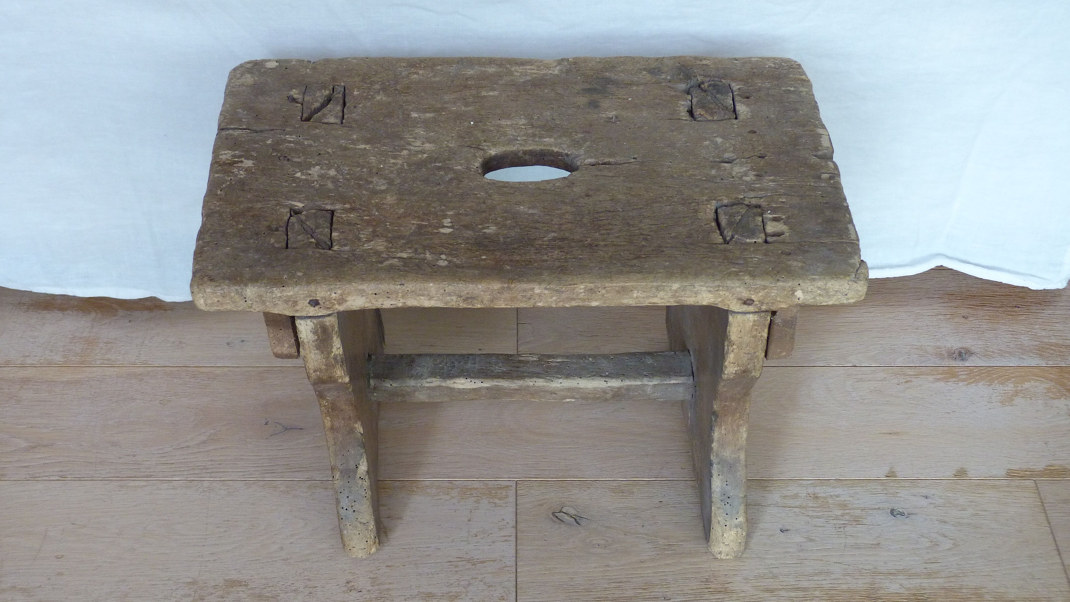 Old farmhouse stool