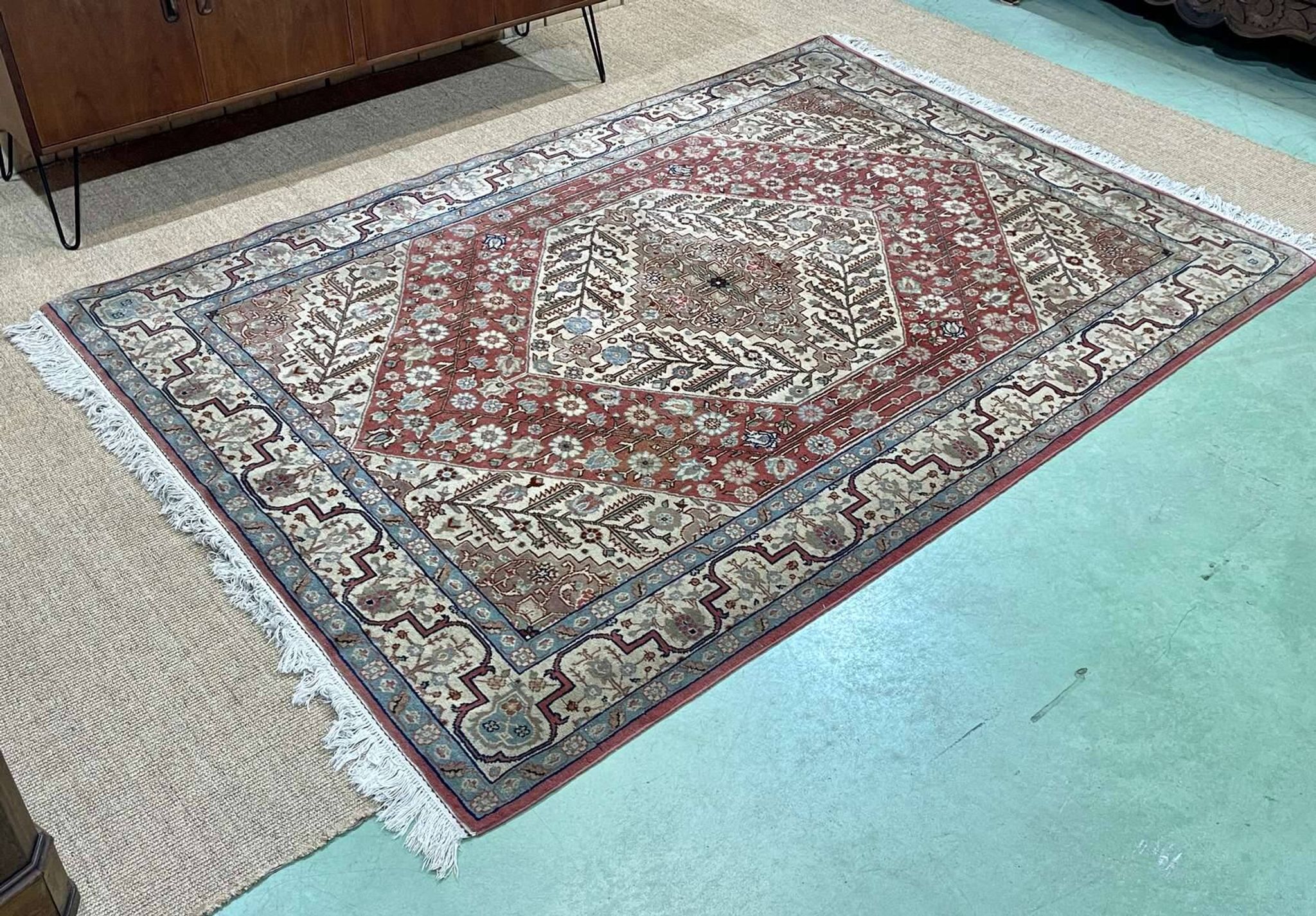 Tapis iranien en laine fait main - 254 x175cm