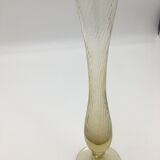 Vase jaune fumé