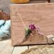 Small Parisian-style chest of drawers patinated in pink.