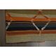 1970s Vintage Turkish Oushak Handmade  Colorful Runner Rug 84x275