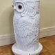 Umbrella door "Owl" in glazed ceramic, Art Deco