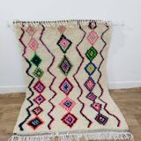 Handmade moroccan berber rug 267 x 121 cm