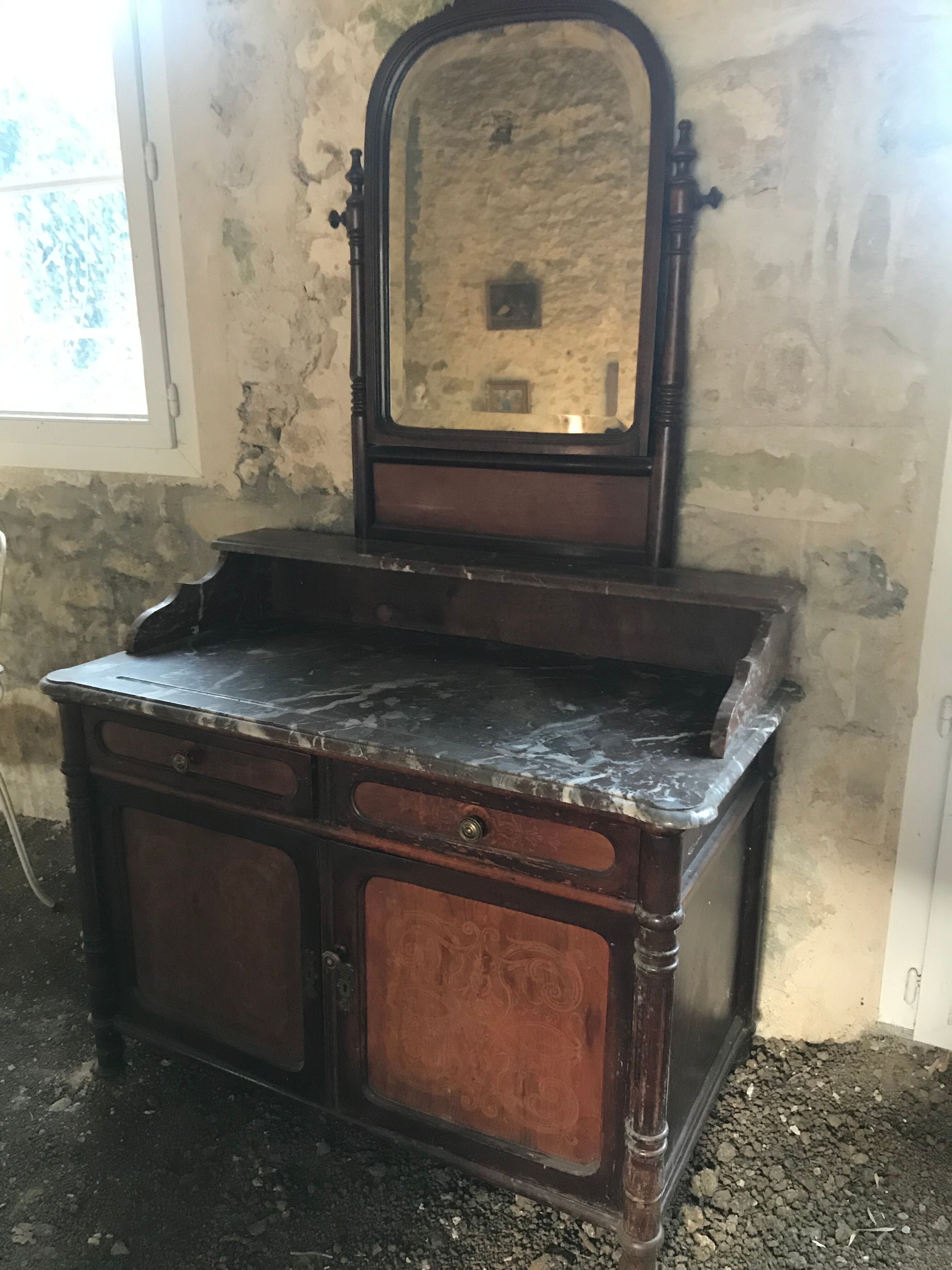 Old toilet furniture