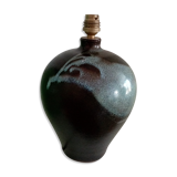 Enamelled stoneware lamp foot