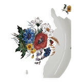 Set of 8 Sarreguemines soup plates