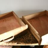 Antique wooden drawers