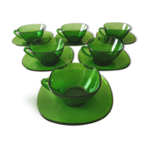 Set of 6 cups 70s
