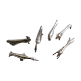 6 animal-themed Art Deco knife rests