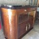 Buffet 1930 in rosewood and Portor marble