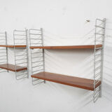 Set of two book shelves in the style of string, sweden 1950's