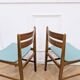 6 chaises vintage design scandinaves