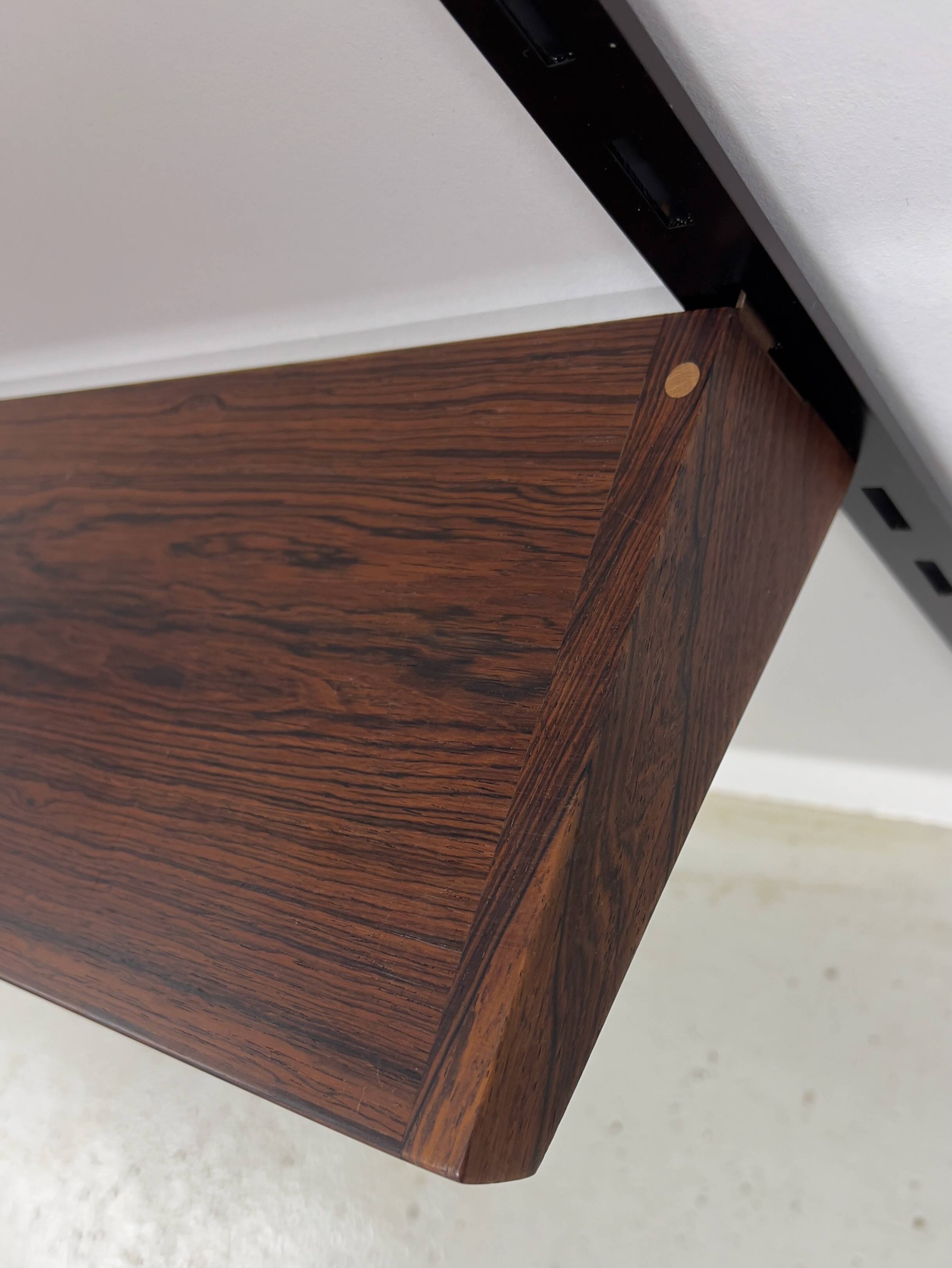 Rosewood Shelves By Kai Kristiansen For Feldballes, 1960s.