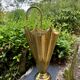 1960s vintage brass umbrella stand