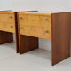 Pair of mid-century Bedside Tables,Bucovice,1970