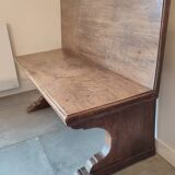 Antique solid wood bench