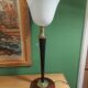 Lampe avec opaline Mazda