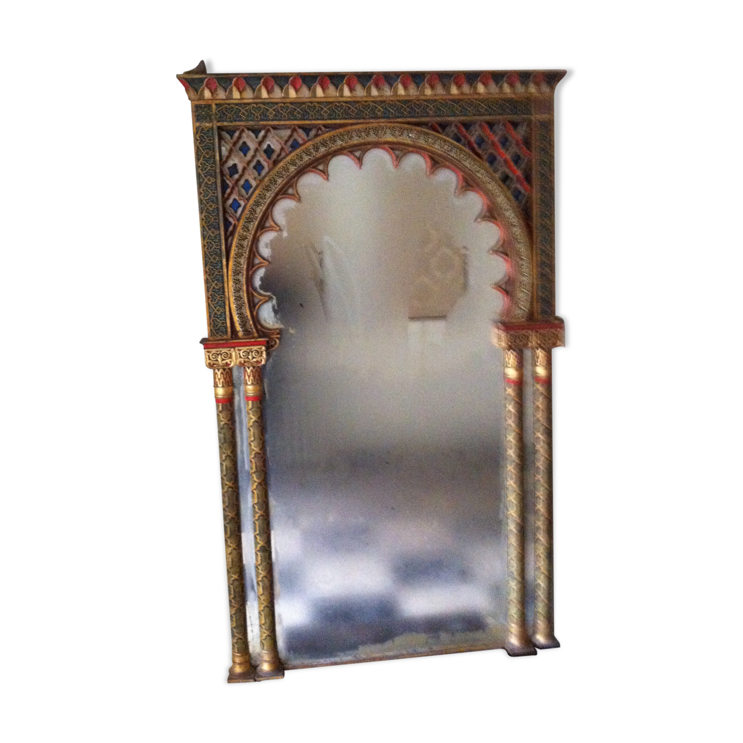 Old Radjastan mirror arch 190x120 cm