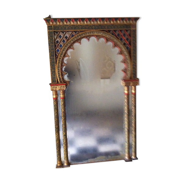 Arche miroir Radjastan ancien 190x120 cm