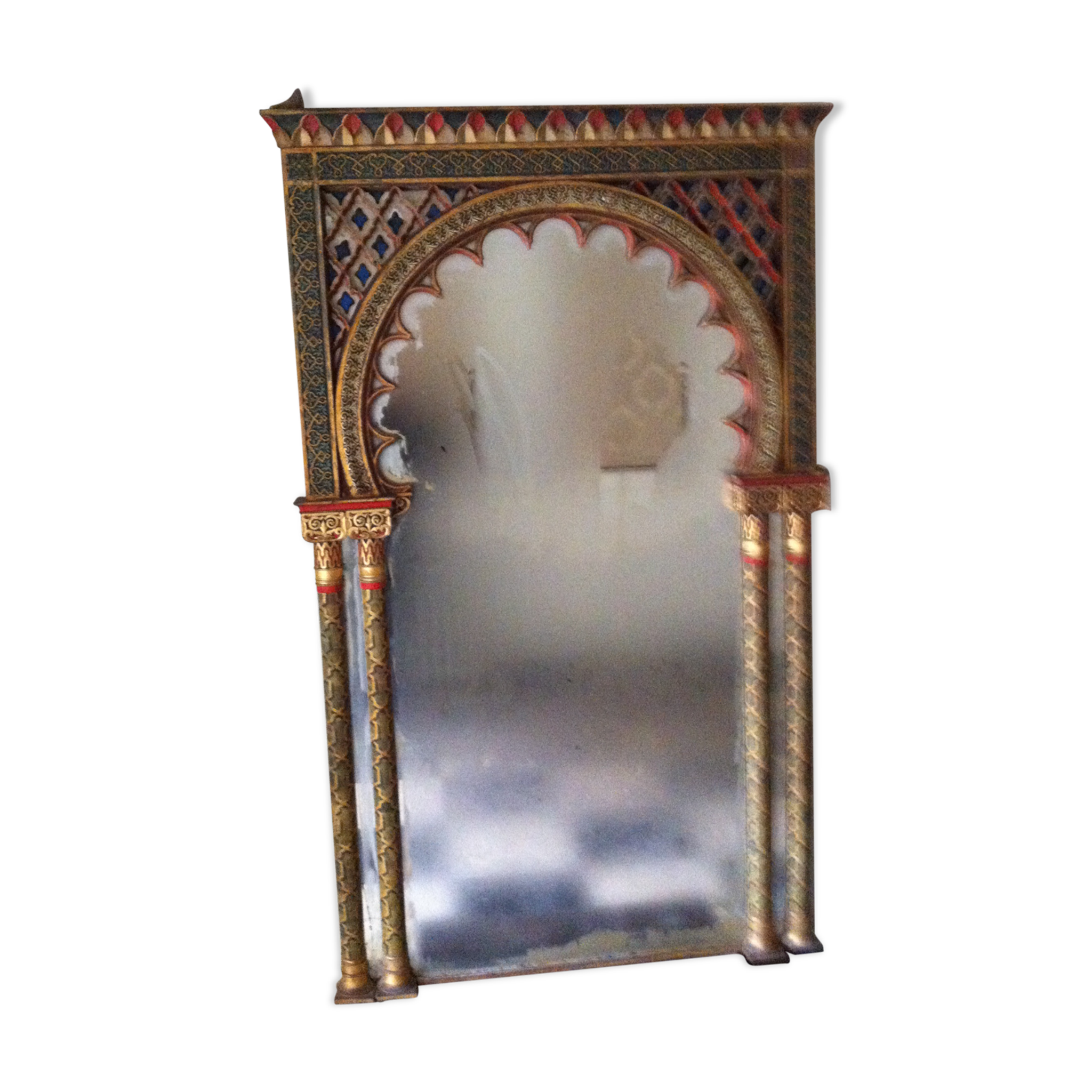 Old Radjastan mirror arch 190x120 cm