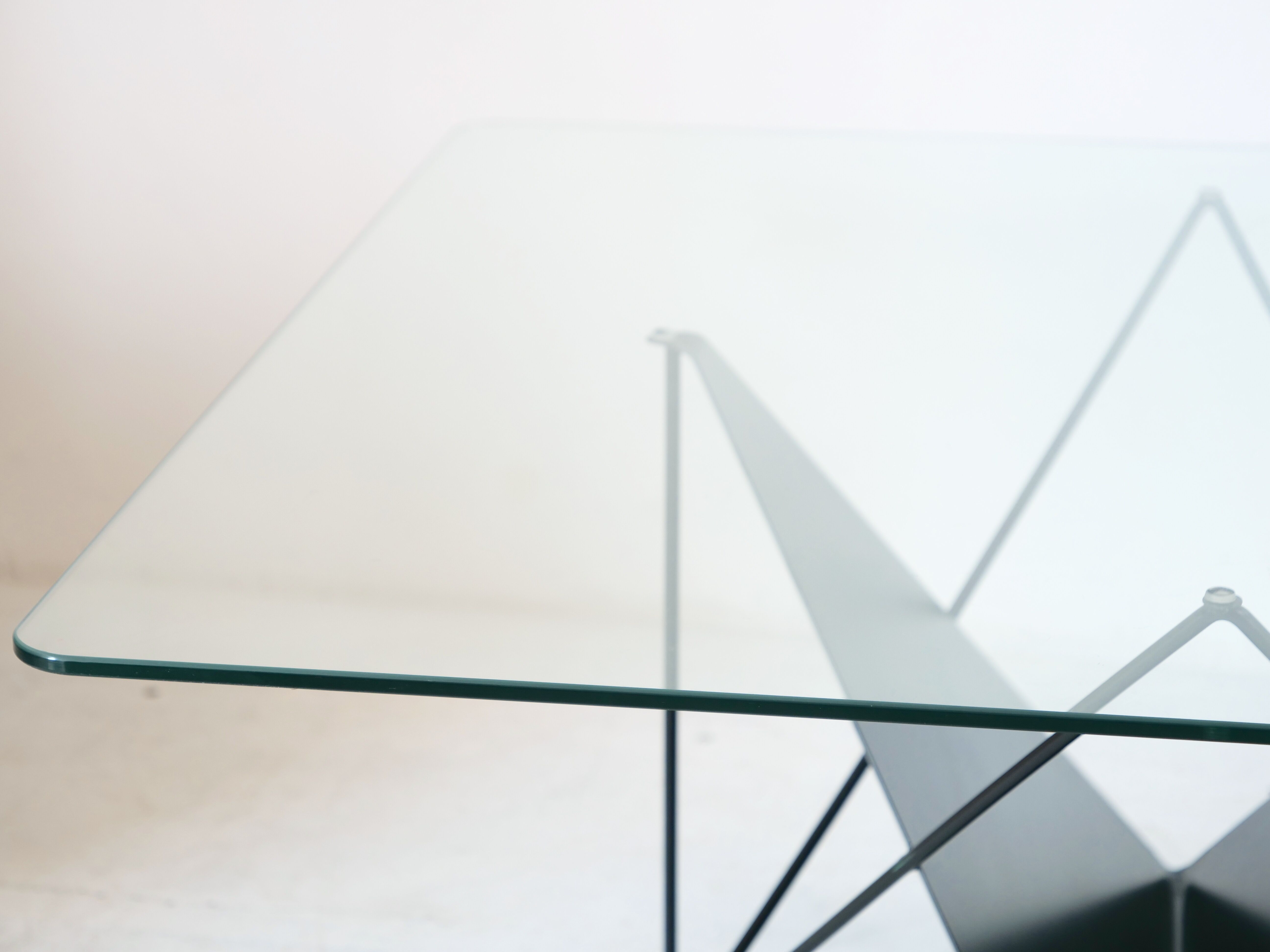 Butterfly geometric design coffee table