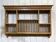 1980s English wall shelf made of pine