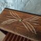 Vintage cigarette holder – Solid wood – 1950s–70s – Modernist style