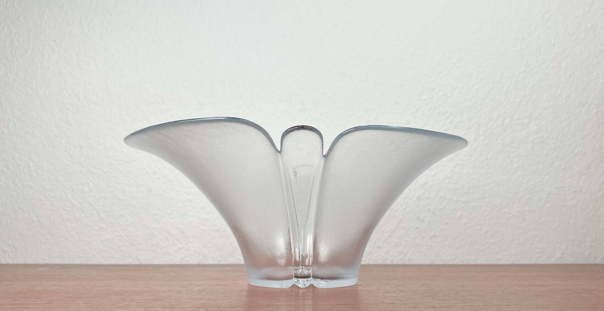 Vintage Danish glass bowl by Holmegaard, 1970s
