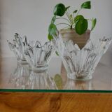 Glazen schaaltjes set van 3 model Noorderlicht of Revontulet Tauno Wirkkala