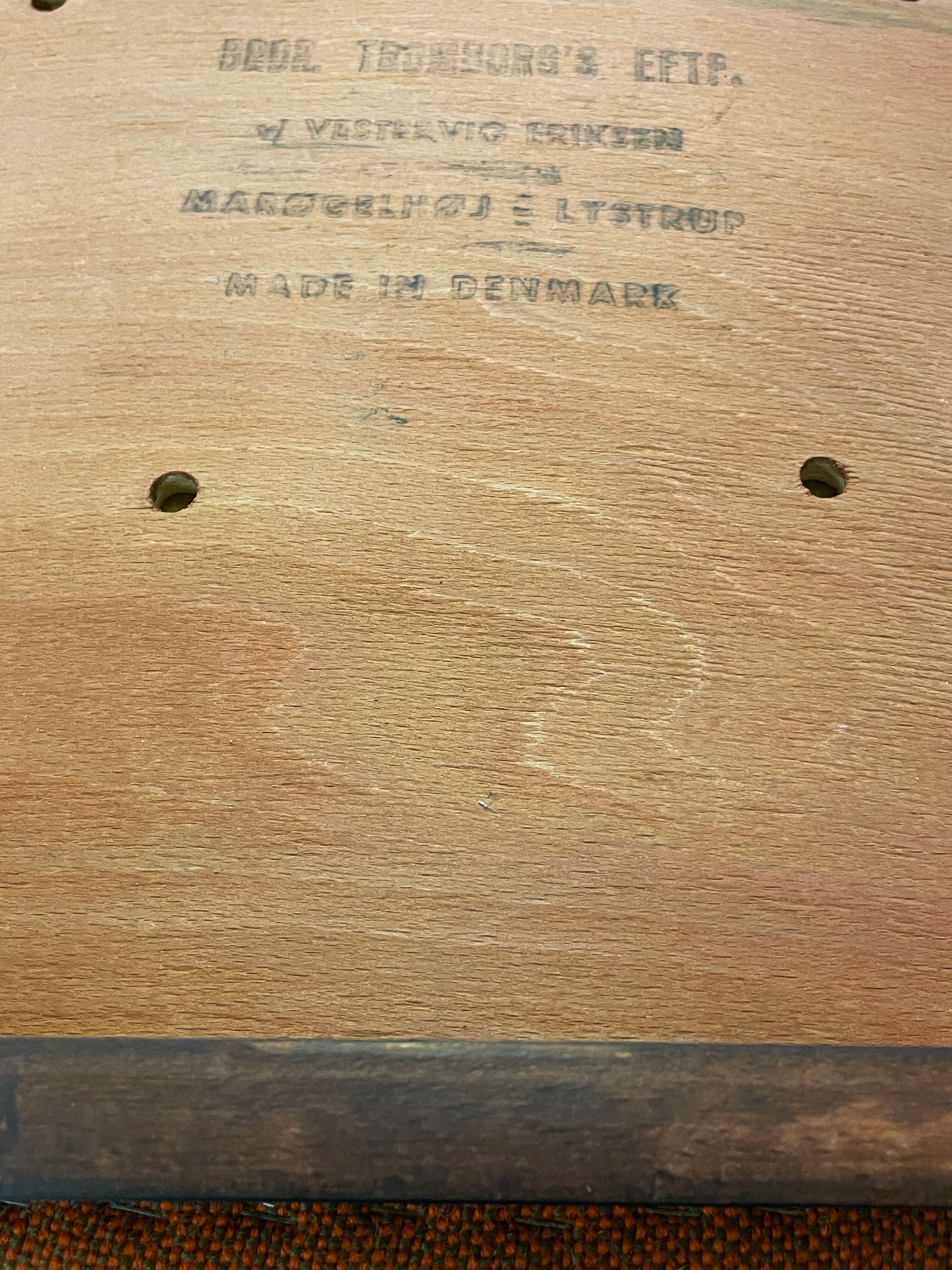 Dining chair in rosewood by Vestervig Eriksen, 1960s