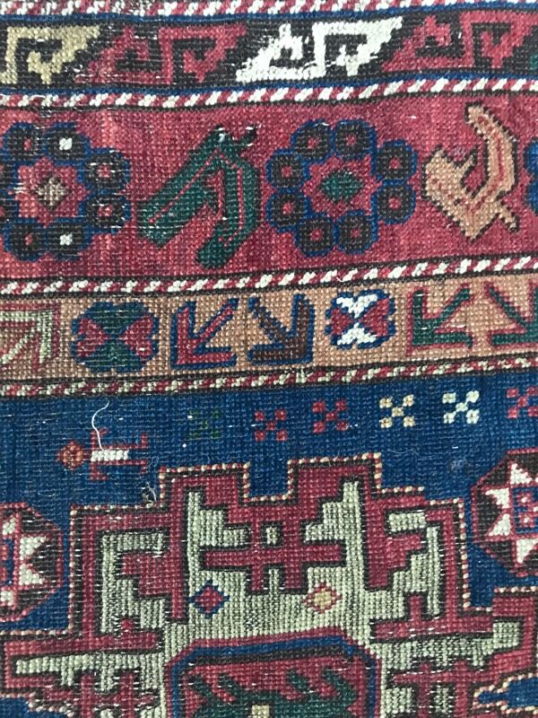 Carpet old chirwan Caucasus  77 x 120 cm