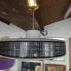 Glass hanging lamp 1950