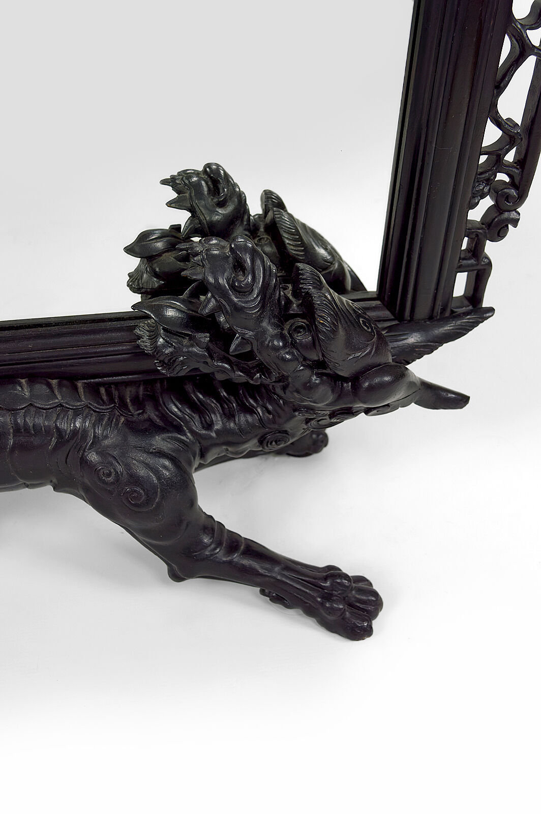 Viardot Japanese dragon mirror, circa 1880