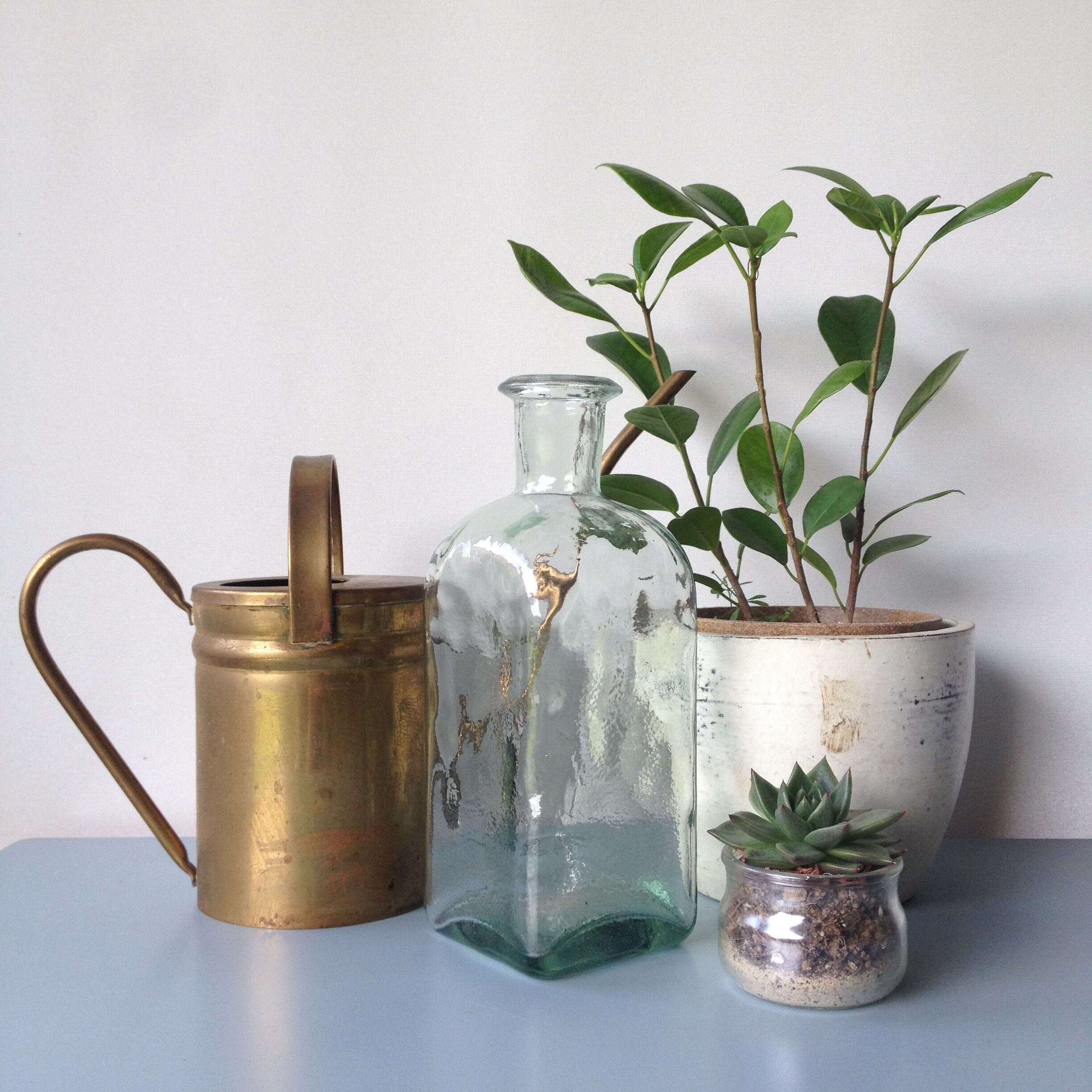 Vintage glass bottle