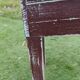 Patinated farmhouse stool