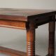 Modernist oak dining table, France, 1940–1950