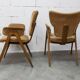 Pair of Lounge chairs by Roger Landault, ABC edition, 1950.