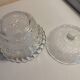 Glass sugar bowl