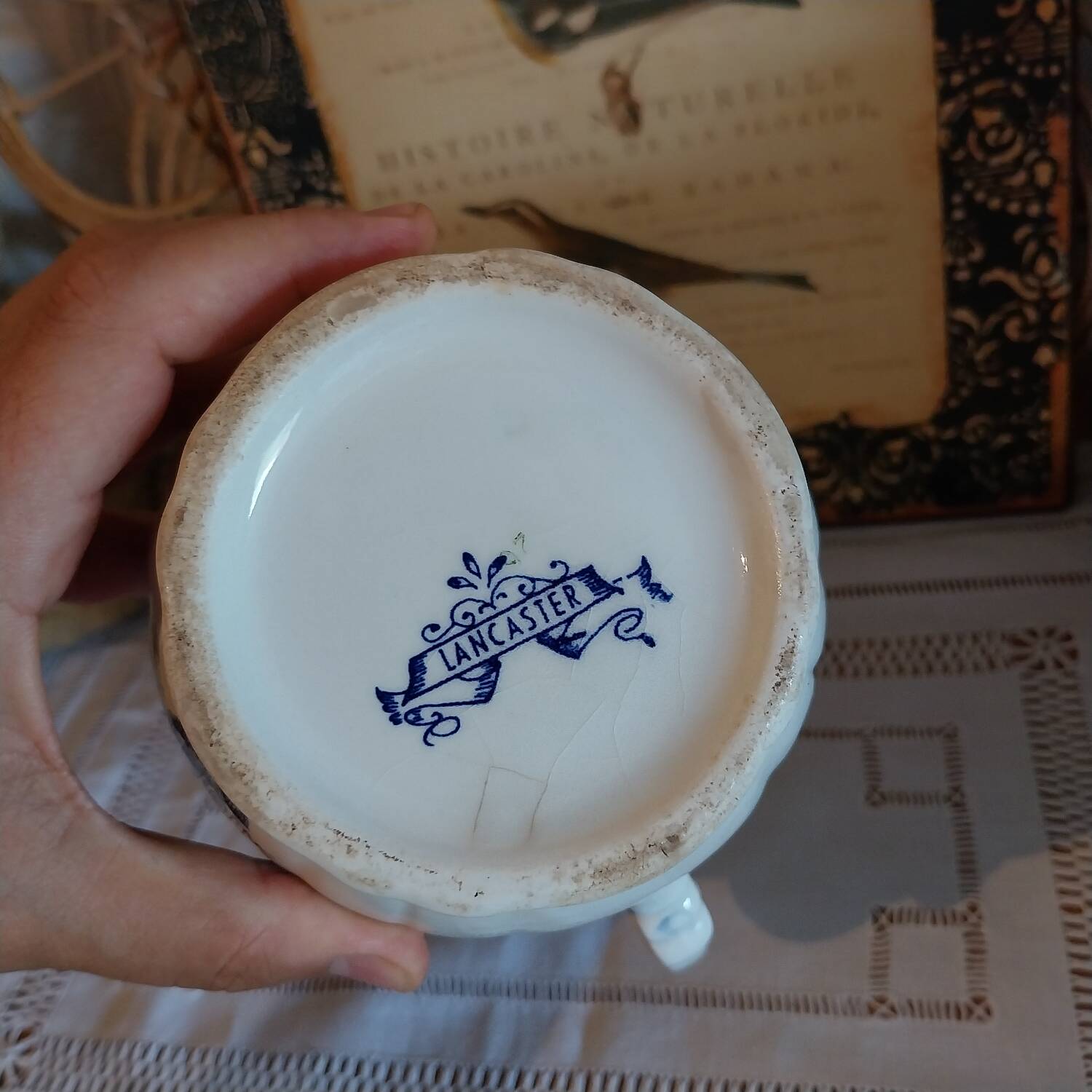 Sarreguemines Pitcher Lancaster Decor