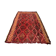 Vintage Turkish Mini Kilim 93x58 cm Shabby Wool Small Kelim Rug Black,Red