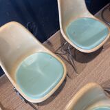 Set of 4 DSS chairs by Eames for Herman Miller, 1950s