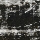 Black & gray antique handmade Turkish rug 259x175cm
